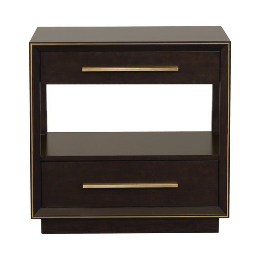 Durango 2-Drawer Nightstand Smoked Peppercorn Collection: Durango SKU: 223262 coastmega