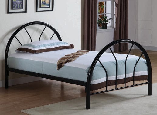 Marjorie Twin Bed Black - 2389B A-Z Store Nadia