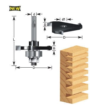 TIMBERLINE ROUTER BIT # 270-10 MEGA