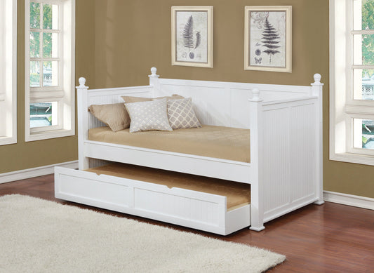 Twin Daybed With Trundle White - 300026 A-Z Store Nadia