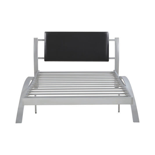 Leclair Full Metal Bed Black And Silver - 300200F A-Z Store Nadia