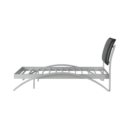 Leclair Twin Metal Bed Black And Silver - 300200T A-Z Store Nadia