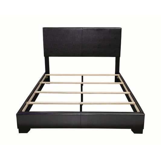 Conner Twin Upholstered Panel Bed Black - 300260T A-Z Store Nadia