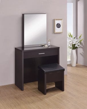 2-Piece Vanity Set With Lift-Top with Stool 300289/300290 COASMEGA