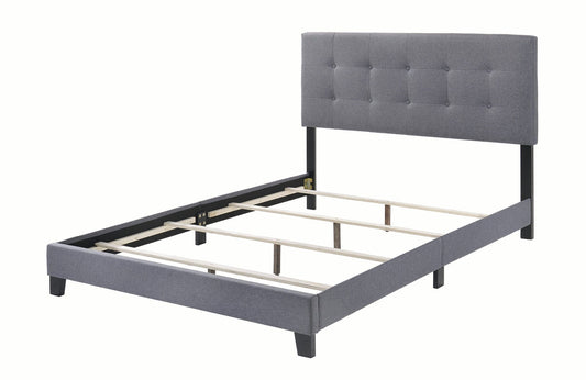 Mapes Tufted Upholstered Queen Bed Grey - 305747Q A-Z Store Nadia