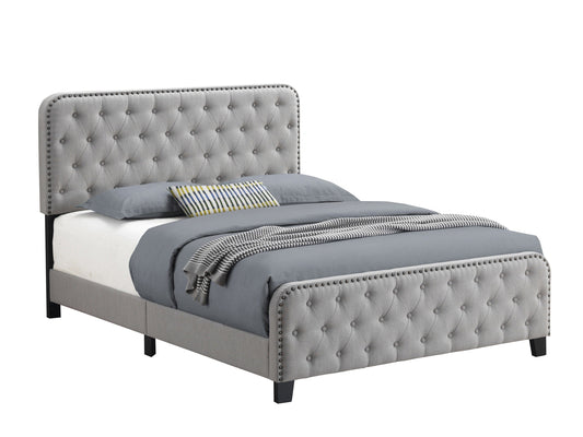 Littleton Queen Tufted Upholstered Bed Mineral - 305991Q A-Z Store Nadia