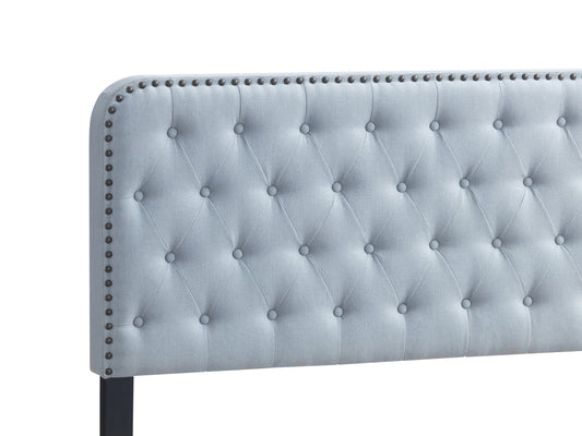 Littleton Full Tufted Upholstered Bed Delft Blue - 305993F A-Z Store Nadia
