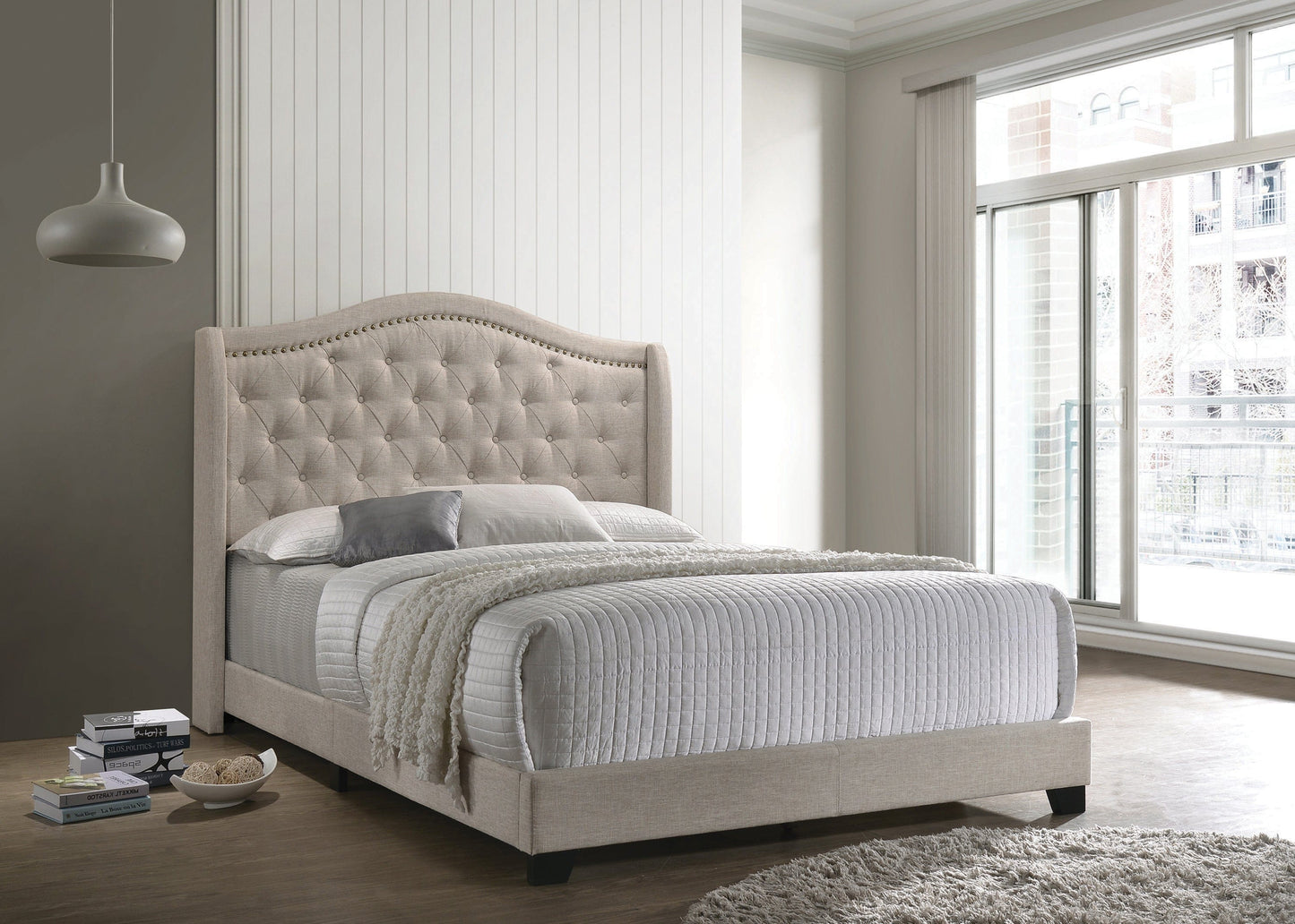 Sonoma Camel Back Eastern King Bed Beige - 310073KE A-Z Store Nadia