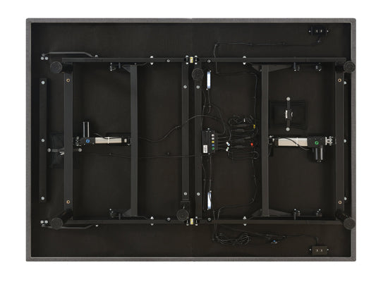 Negan Eastern King Adjustable Bed Base Grey And Black - 350132KE A-Z Store Nadia