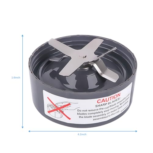 PODCAY Replacement Extractor Blade, Fit for NutriBullet 600w / 900w Pro Extractor Blade Series, with One Extra Silicone Rubber Gaskets Seal O-Ring NutriBullet Blender Blade Replacement Parts PODCAY