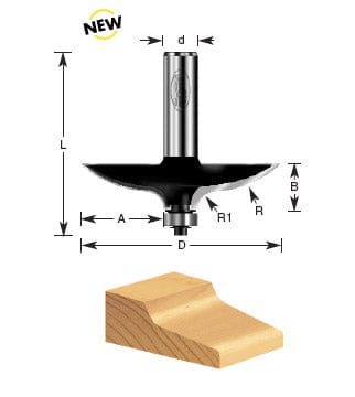 TIMBERLINE ROUTER BIT #450-76 MEGA