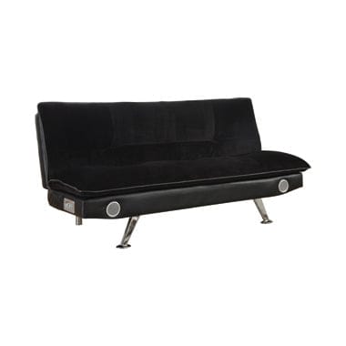 Odel Upholstered Sofa Bed With Bluetooth Speakers Black Collection: Odel SKU: 500187 coastmega