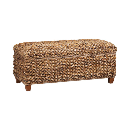 Laughton Hand-Woven Storage Trunk Amber - 500215 A-Z Store Nadia