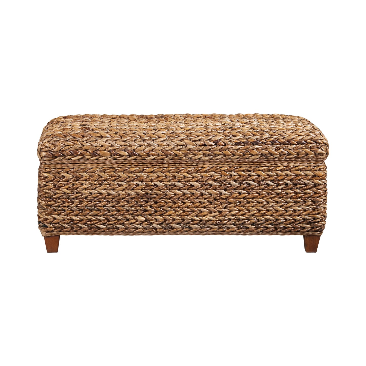 Laughton Hand-Woven Storage Trunk Amber - 500215 A-Z Store Nadia