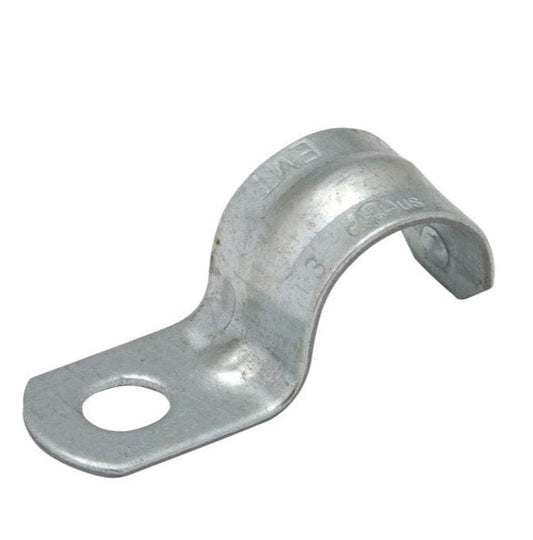 EMT Clamp, 1.20MM, One Hole, Snap On, Zinc Plated - RL-511 MEGA