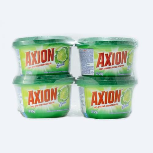 Axion Dishwashing Paste 4 Units / 425 g Dishwasher with maximum grease lifting power. Removes even the toughest and most difficult stock on greases-250940 Hannah's Variety Store