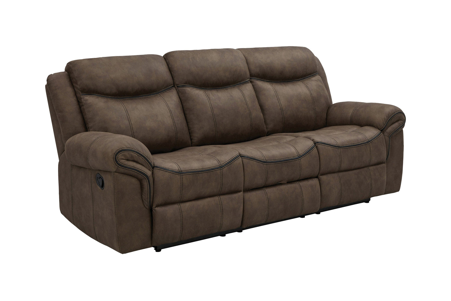 Sawyer Upholstered Tufted Living Room Set Macchiato Brown SKU: 602334-S2 coastmega