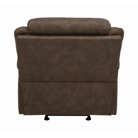 Sawyer Upholstered Glider Recliner Macchiato - SKU: 602336 coastmega