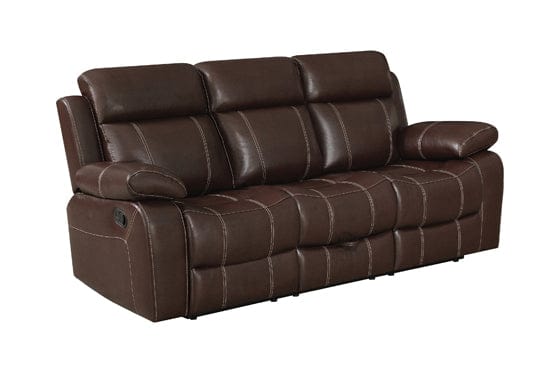 Myleene Upholstered Tufted Living Room Set Chestnut SKU: 603021-S2 coastmega