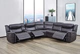 Bluefield 6-Piece Modular Motion Sectional Charcoal SKU: 609360 coastmega