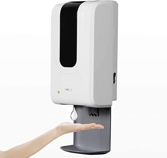 Hand sanitizer dispenser 1200 ml Gel Touchless design Compare to regular hand sanitizer dispenser, automatic soap dispenser provides more convenient for wash hand- F1406-S-T Hannah's Variety Store