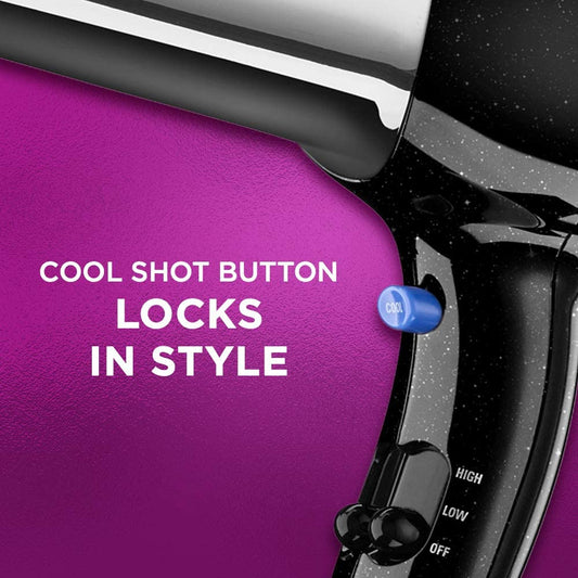 Conair 256X Ionic 1875-Watt Turbo Styler Black/Chrome Ionic conditioning minimizes static electricity in your hair, making it silky and shiny without overheating it. - 256N Pie's Variety Store