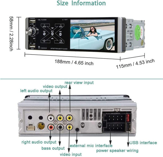CAR SMART AI VOICE PLAYER The panel is made of raw materials, which is tough and durable, and the appearance is comfortable. The hardware uses thickened heat sinks, which dissipates heat quickly and is beautiful in design-CML-PLAY10 Hannah's Variety Store