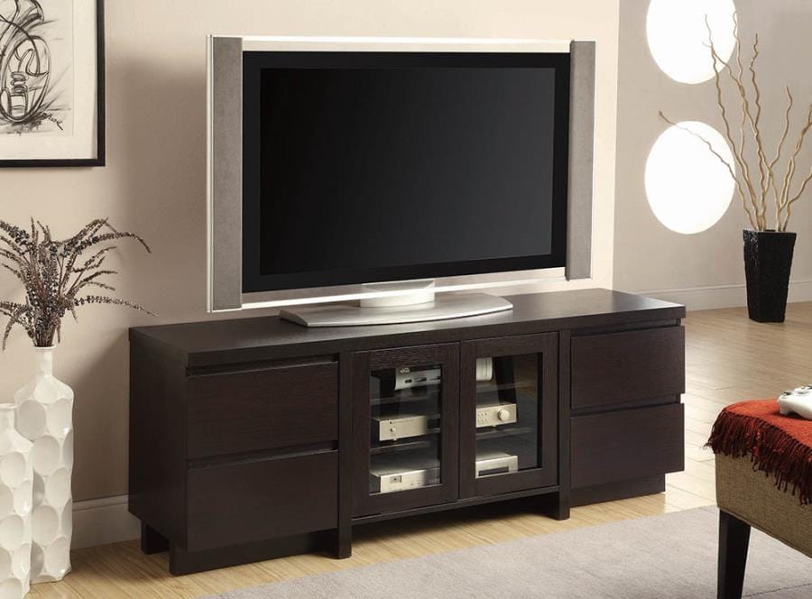 60″ 4-Drawer TV Console Cappuccino - 700695