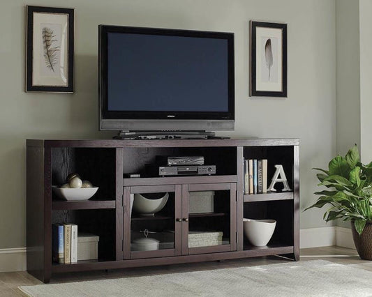 2-Door TV Console Dark Cappuccino - 701994