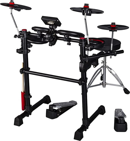 ddrum E-Flex Complete Electronic Set with Mesh Drum Heads, Black - Ideal for beginner (DD EFLEX) ebuystt