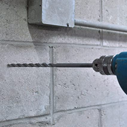 WORKSITE Durable ConcreteDrill Bit – Inches. High-Speed Bit. Suitable For Drilling In Concrete Surfaces. High Quality Multi-Purpose Drill Bit Set: Tipped For Prolonged Life And Heavy-Duty Use. Can Be Used In Standard Drills. – XMDB08 Worksite Hand Tools
