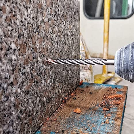 WORKSITE Durable ConcreteDrill Bit – Inches. High-Speed Bit. Suitable For Drilling In Concrete Surfaces. High Quality Multi-Purpose Drill Bit Set: Tipped For Prolonged Life And Heavy-Duty Use. Can Be Used In Standard Drills. – XMDB08 Worksite Hand Tools