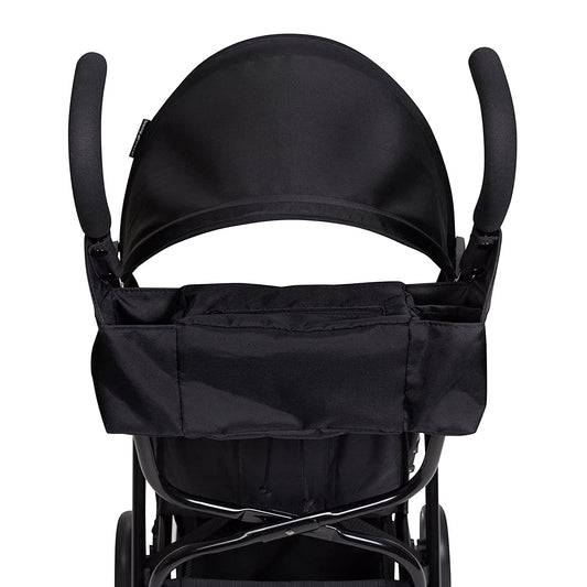 Baby Trend Rocket Lightweight Stroller, Princeton, Black 50lbs Dual foot activated parking brake and a parent organizer with 2 cup holders Large canopy and basket; Baby trend rocket stroller will accommodate your growing child up to 50 pounds- 9001402036 Pie's Variety Store