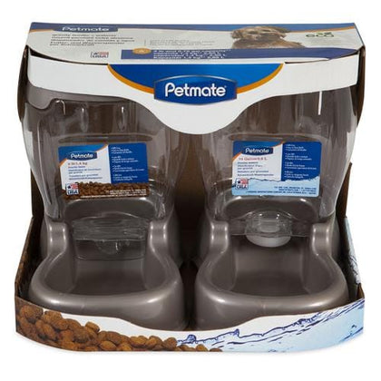 Petmate Pet Feeder 0.75 gal / 3 lb This auto pet feeder ensures easy access to the nourishment pets need, ideal for pet parents with busy lifestyles-11154