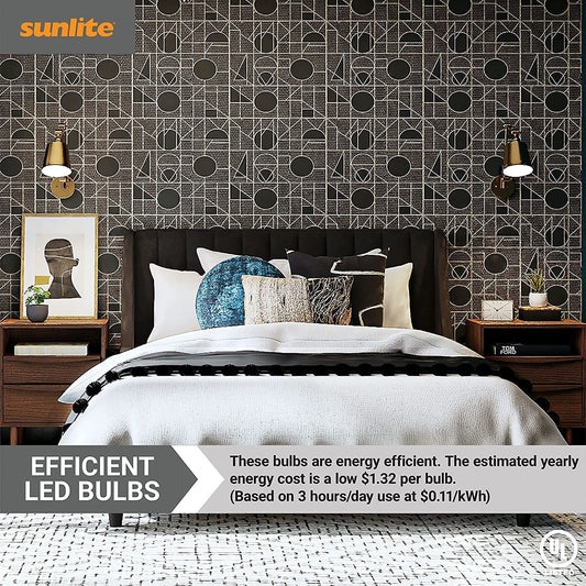 Sunlite LED Bulb 75 w Upgrade to LED with this standard A19 shape household light bulb with medium base (E26). These non-dimmable bulbs are an energy efficient replacement for incandescent bulbs. At 11 watts, they use less energy -80684 Hannah's Variety Store