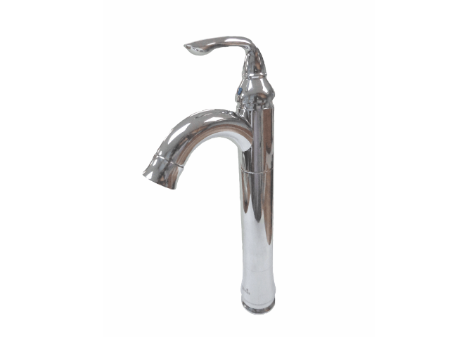 Aquarius Polished Chrome High Rise Basin Mixer Single lever design for effortless flow control and temperature control - F0104402101 CP MEGA