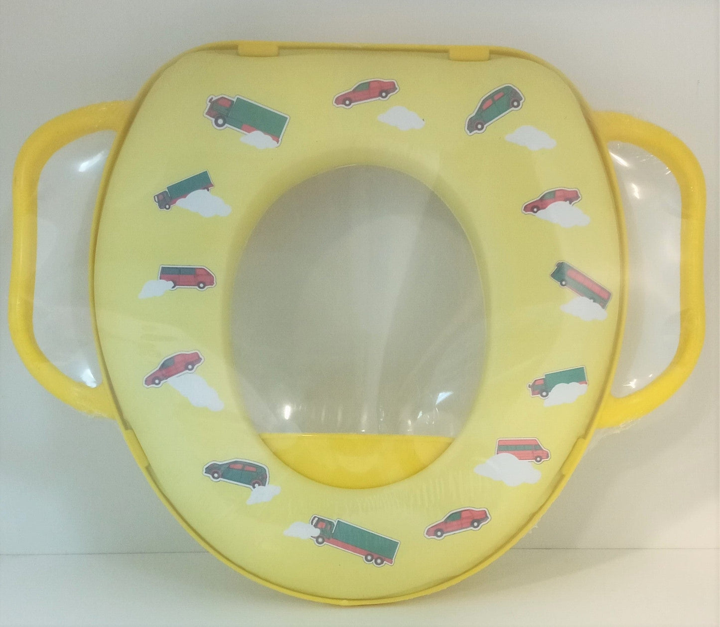 Soft Potty Seat With Handles Assorted: The non-slip base helps keep the topper steady on the toilet seat for extra stability - SU271 ebuystt