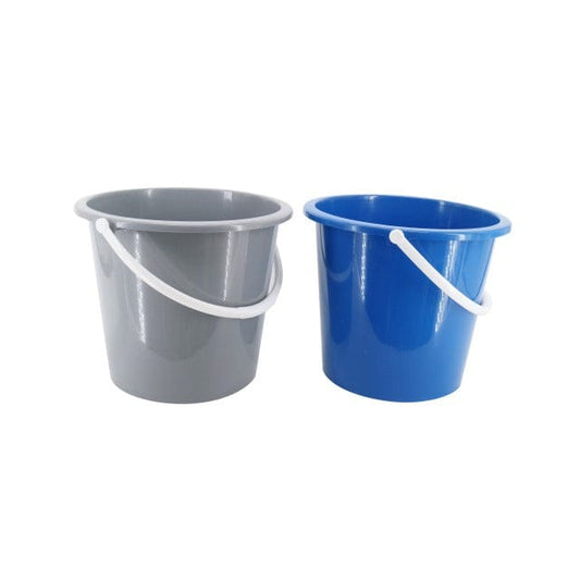 Durable, Plastic Bucket, Perfect for use in carrying water, storage items or cleaning supplies - BL0247 MEGA