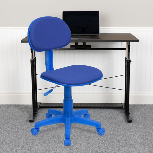 Blue Mesh Swivel Task Office Chair - BT-698-BLUE-GG A-Z Store Nadia