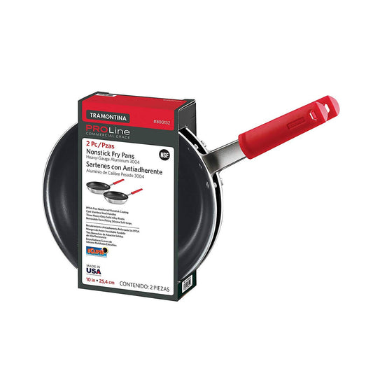 Tramonita Professional Fry Pan 2pk/10'' - are designed and manufactured to withstand the rigors of a professional kitchen - 331003 Hannah Frederick