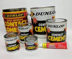 Dunlop Original Contact Cement (Multi-purpose Neoprene Rubber Adhesive) High Strength Bond, Water and Grease Resistant. MEGA
