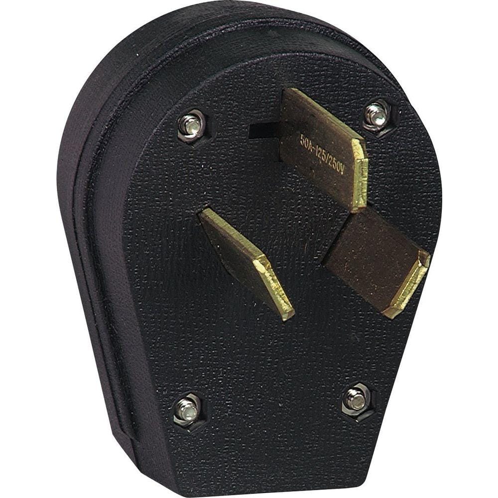 Eaton Universal Angle Plug S80-SP (30A, 50A) (125/250V) (3-Pole, 3-Wire). Ideal for range and dryer replacement applications - S80 MEGA
