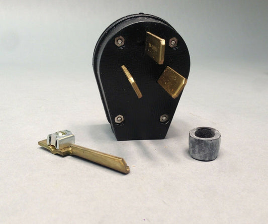 Eaton Universal Angle Plug S80-SP (30A, 50A) (125/250V) (3-Pole, 3-Wire). Ideal for range and dryer replacement applications - S80 MEGA