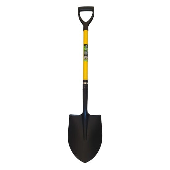 Flow Rite Steel Spade w/Fiberglass Handle Designed for the medium-to-heavy job which requires a quality tool - FG-G04207 Pie's Variety Store