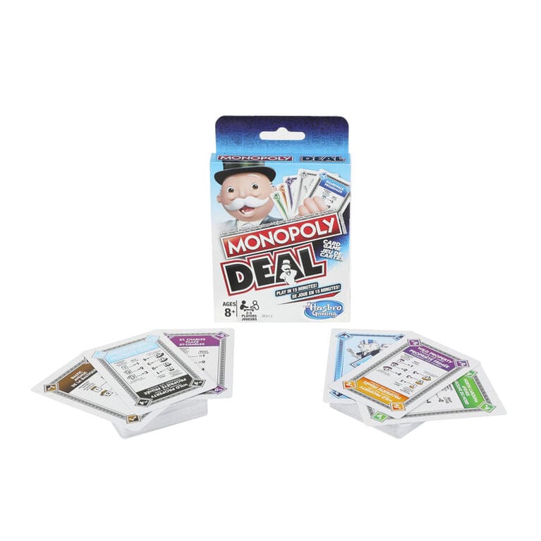 HASBRO Monopoly Deal: is a fast-paced, totally addictive card game that you can play in minutes! Deal and steal your way to success - E3113 ebuystt