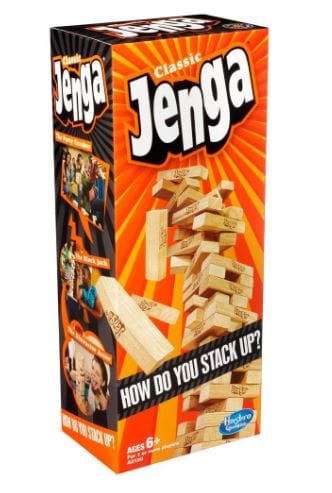 HASBRO Classic Jenga: You gotta get the Classic Jenga game! It’s the perfect game for everyone, with edge-of-your-seat, gravity-defying action - A2120 ebuystt