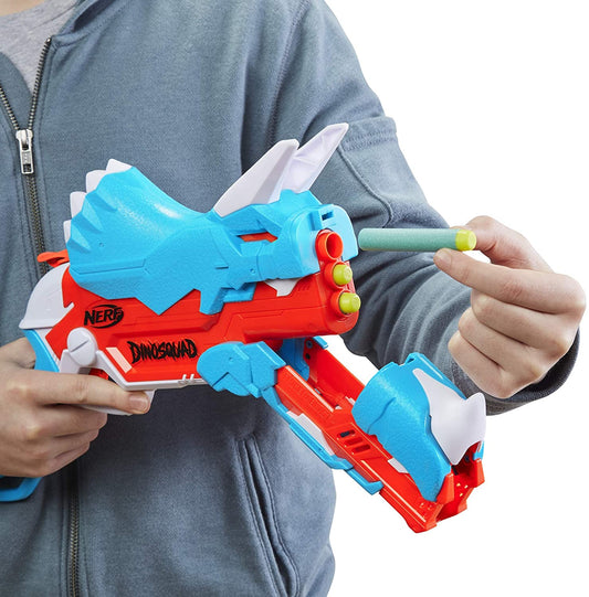 HASBRO Nerf Tricera Blast: Team up with legendary dinosaurs as a member of the elite DinoSquad - F0804 ebuystt