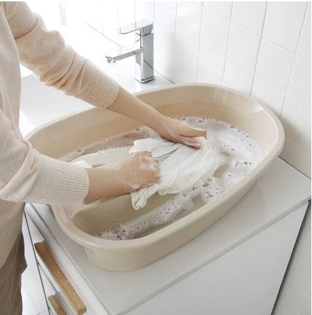 GTBW Wash Tub 10 Lt: Household Laundry basin with washboard. Thick plastic washable wash basin Creative integrated baby washbasin - 6933 ebuystt