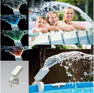 Intex Led Multi-color Pool Sprayer: 3 bright colors, red blue and green - 28089 ebuystt