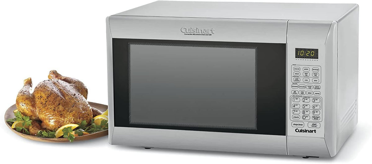 Cuisinart CMW-100 1-Cubic-Foot Stainless Steel Microwave Oven, Brushed  Chrome